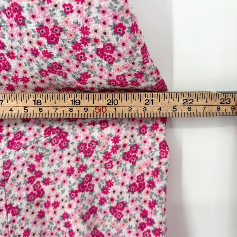 NWT City Chic Pink Foolish Ditsy Floral Ruffle Strap Tie Front Dress sz 24W - Picture 12 of 12